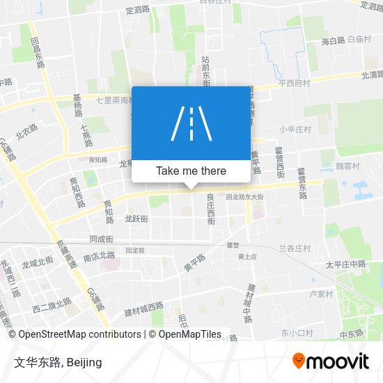 文华东路 map