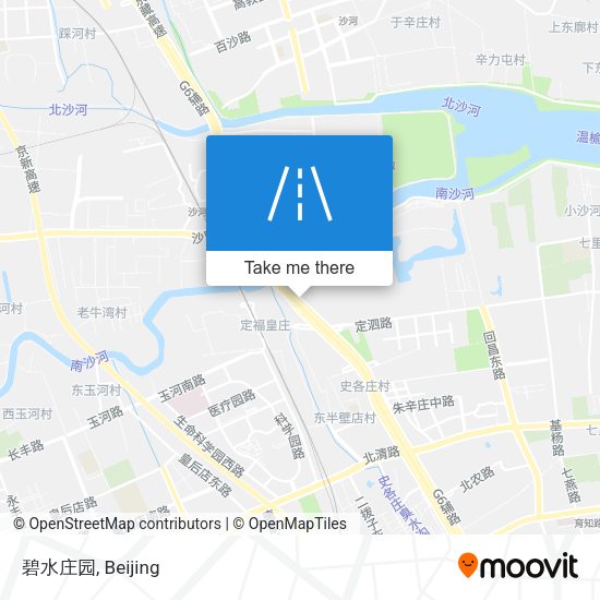 碧水庄园 map