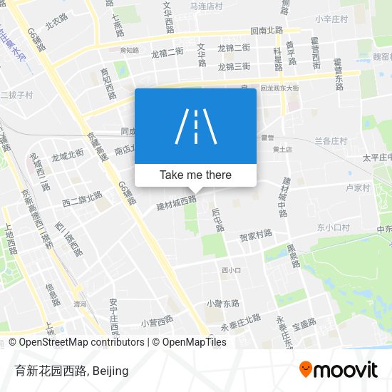 育新花园西路 map