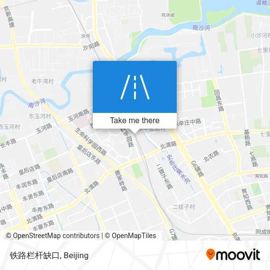铁路栏杆缺口 map