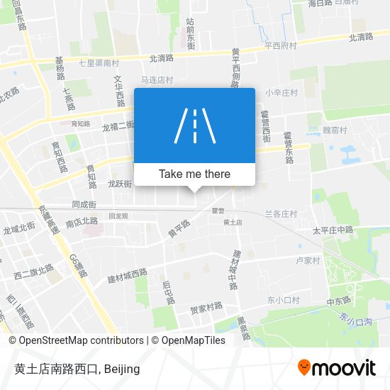 黄土店南路西口 map