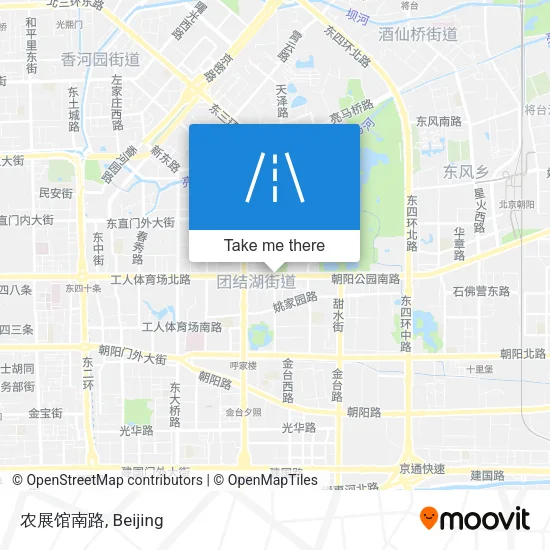 农展馆南路 map