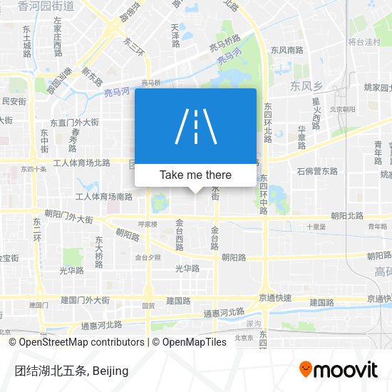 团结湖北五条 map