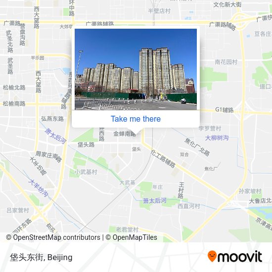 垡头东街 map