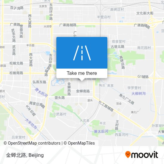 金蝉北路 map