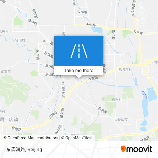 东滨河路 map