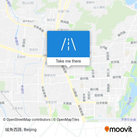 城角西路 map
