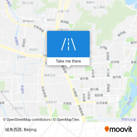 城角西路 map