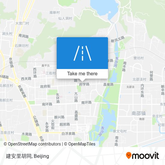 建安里胡同 map