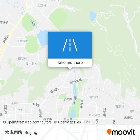 水库西路 map