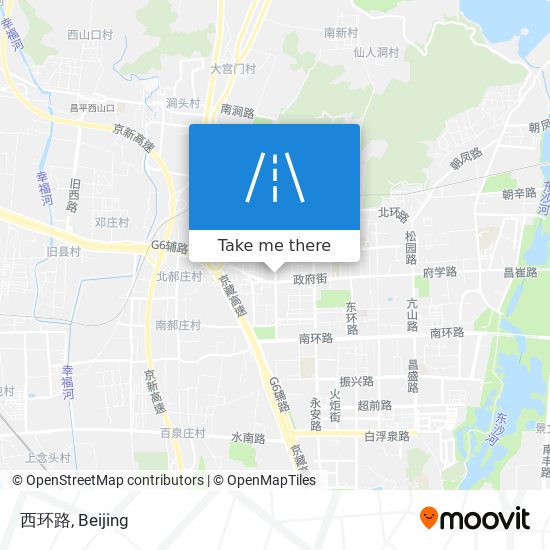 西环路 map