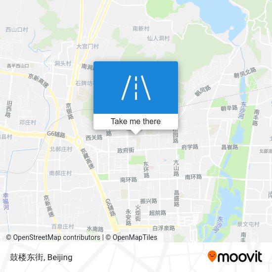 鼓楼东街 map