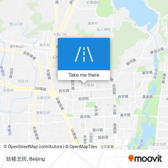 鼓楼北街 map