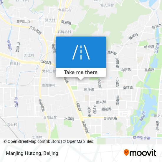 Manjing Hutong map