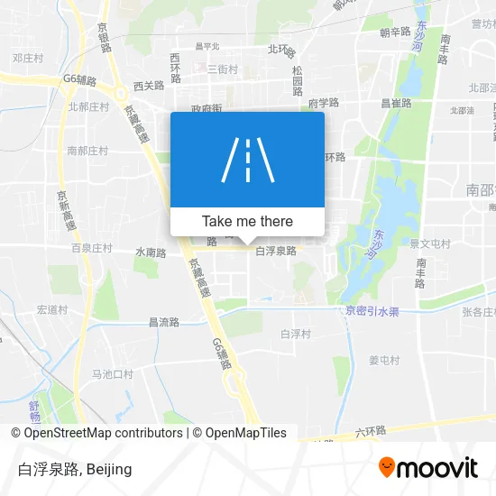 白浮泉路 map