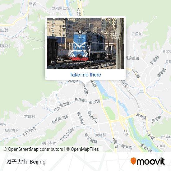城子大街 map