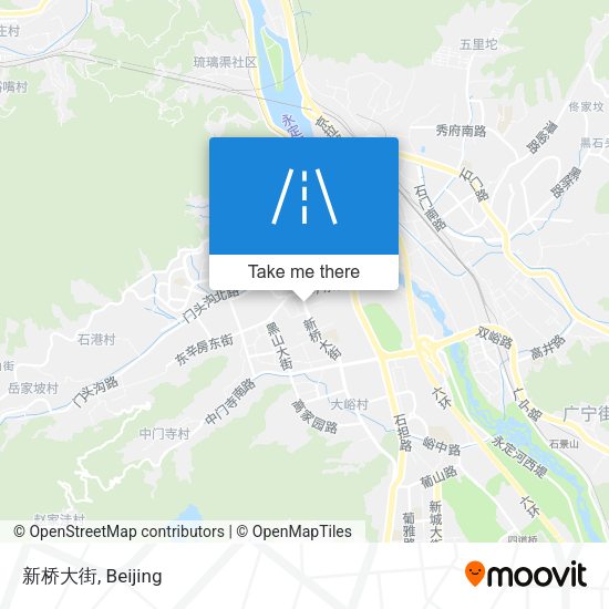 新桥大街 map
