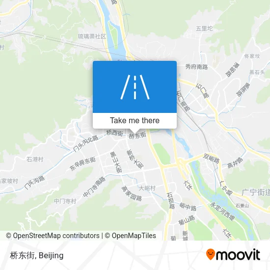 桥东街 map