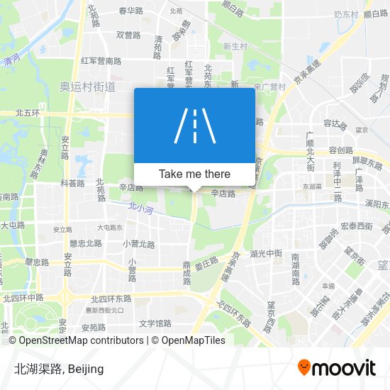 北湖渠路 map