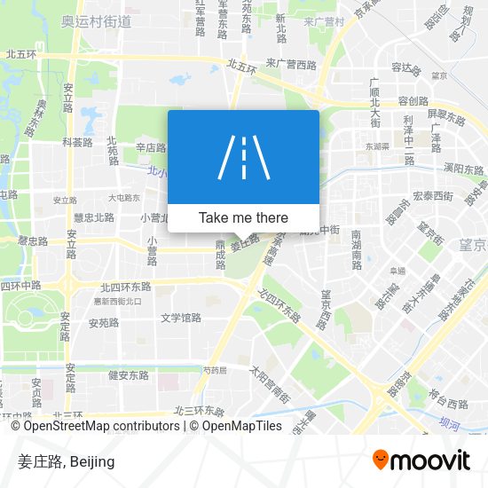 姜庄路 map