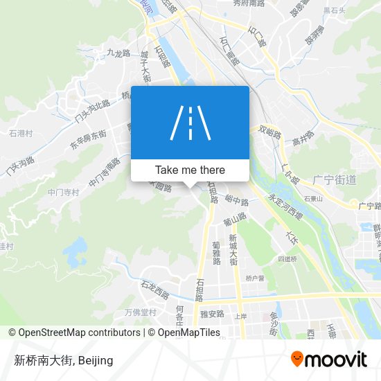 新桥南大街 map