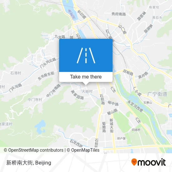 新桥南大街 map