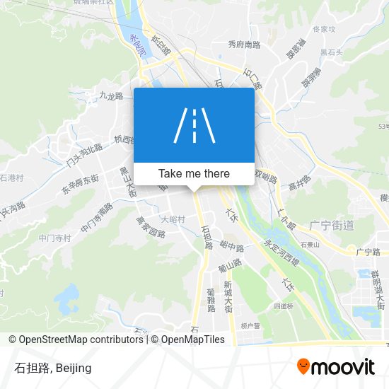 石担路 map