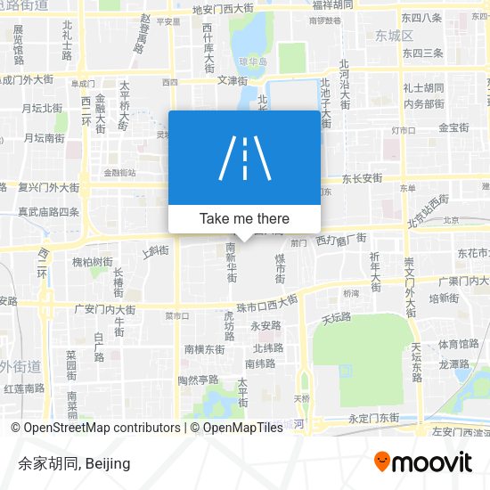 余家胡同 map
