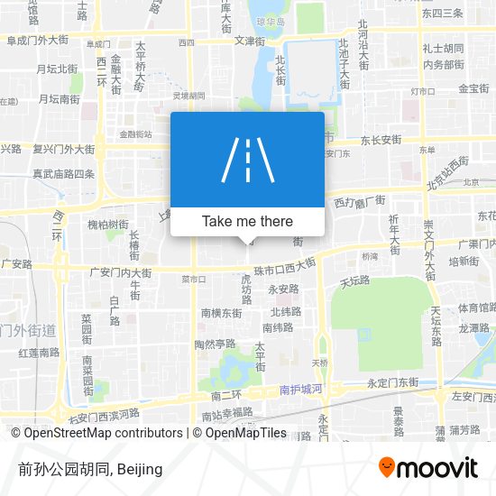 前孙公园胡同 map