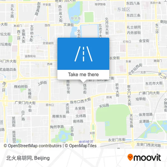 北火扇胡同 map
