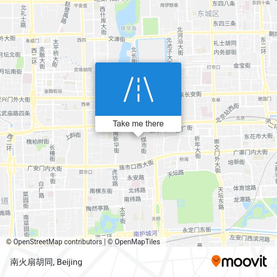 南火扇胡同 map