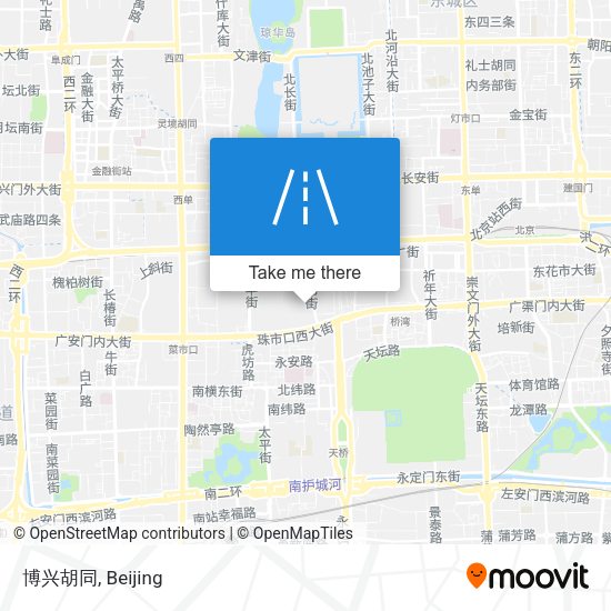 博兴胡同 map