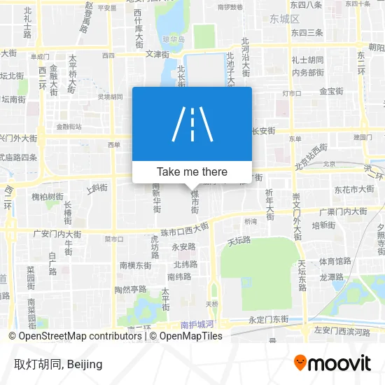 取灯胡同 map