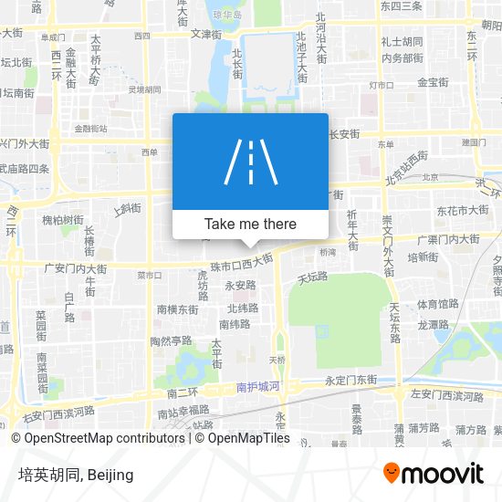 培英胡同 map