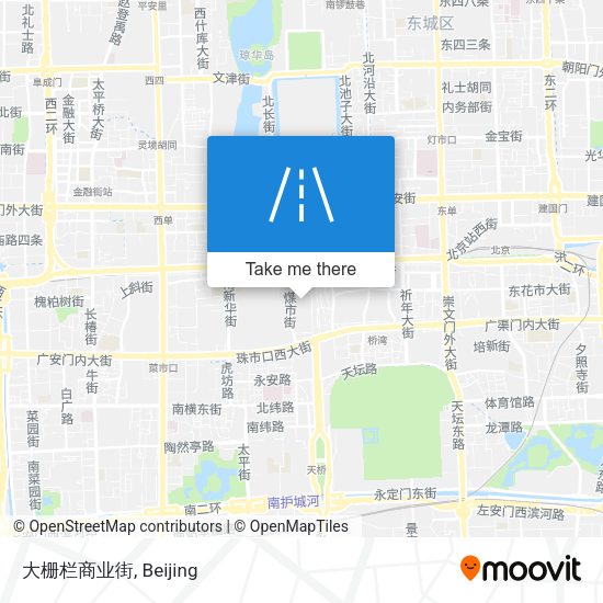 大栅栏商业街 map