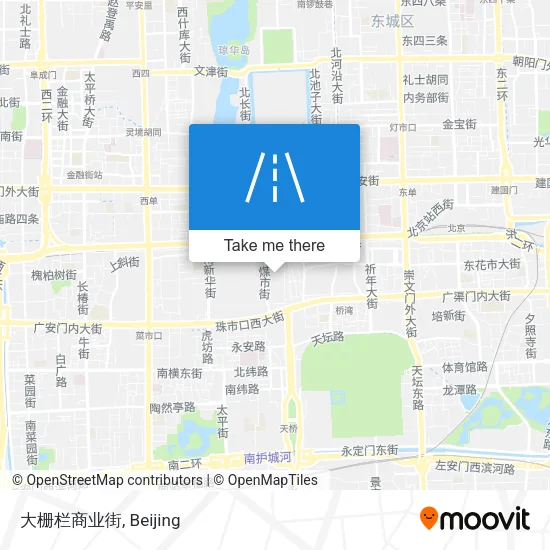 大栅栏商业街 map