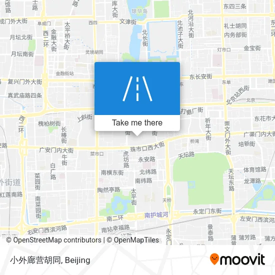 小外廊营胡同 map
