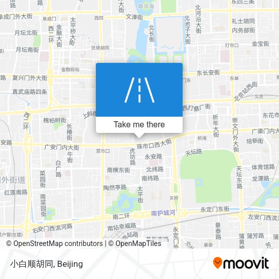 小白顺胡同 map