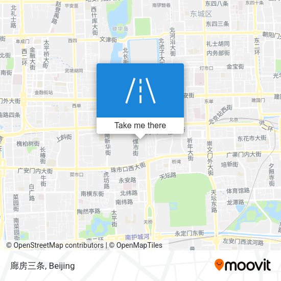 廊房三条 map