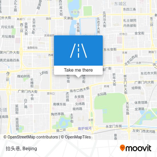 抬头巷 map