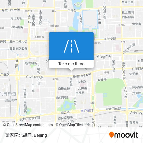 梁家园北胡同 map