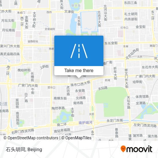 石头胡同 map