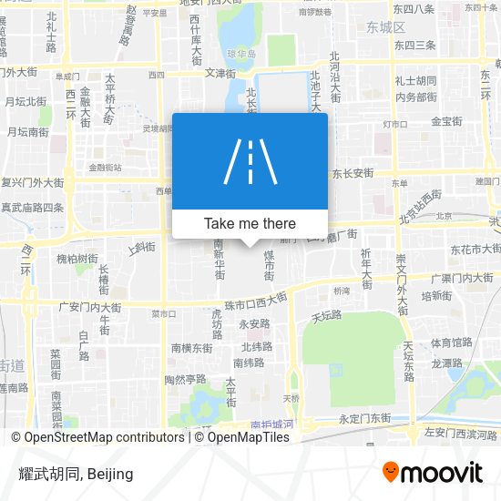 耀武胡同 map
