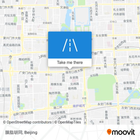 胭脂胡同 map
