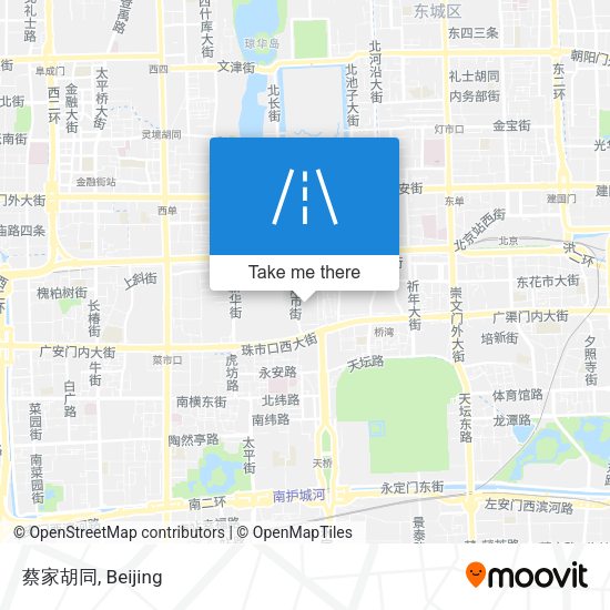 蔡家胡同 map