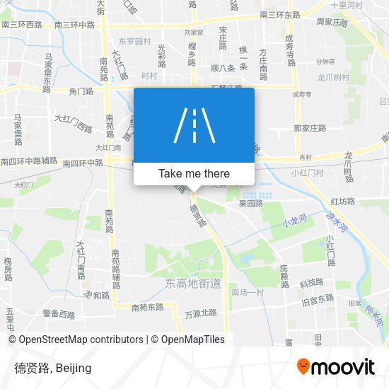 德贤路 map