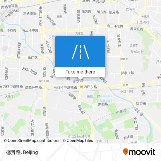 德贤路 map