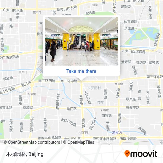 木樨园桥 map