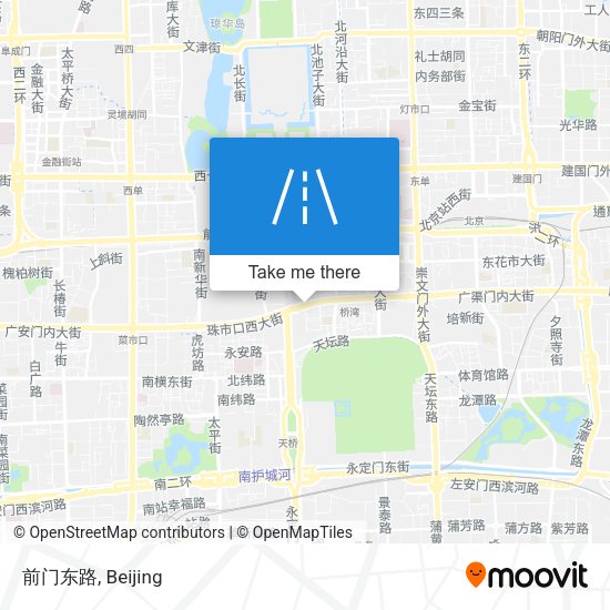 前门东路 map