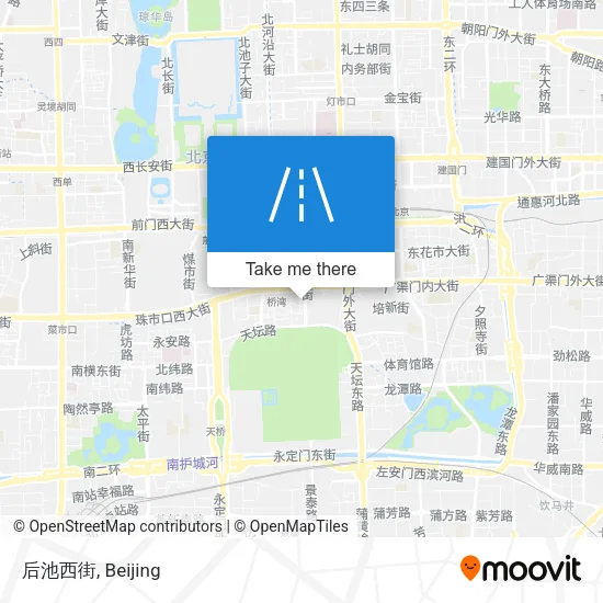 后池西街 map